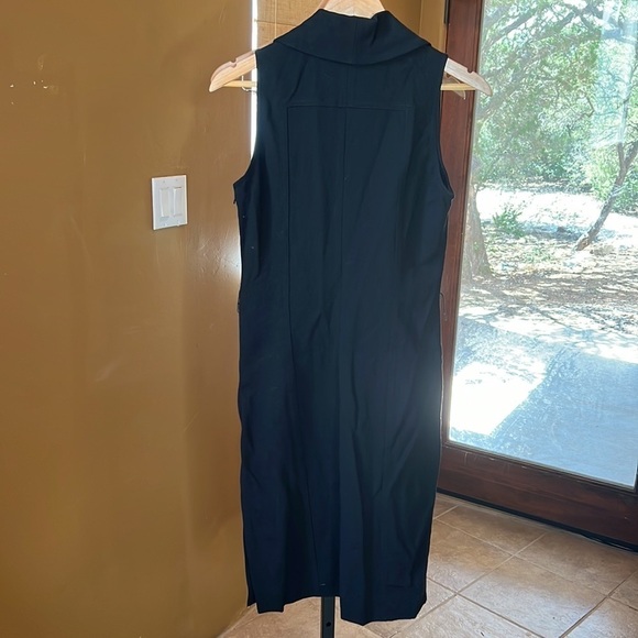 Etcetera Black sleeveless dress- with cowl neck- Size 10 - Picture 7 of 10